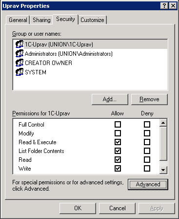 Folder Properties